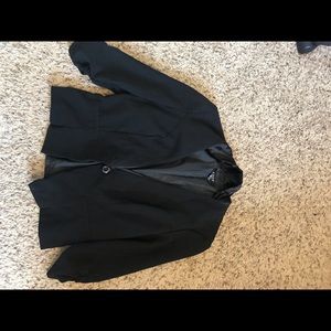 A. Byer 3/4 sleeve black blazer